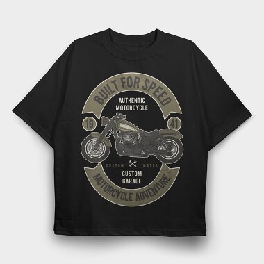 Built For Speed Adventure, Tricou Oversize Barbati (Unisex)