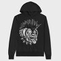 Bulldog Punk, Hanorac Oversize Barbati (Unisex)
