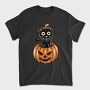Pumpkin Kitty, Tricou Barbati (Unisex)
