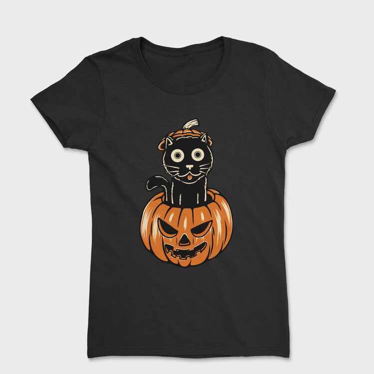 Pumpkin Kitty, Tricou Femei