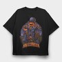 Pumpkin Scarecrow Halloween, Tricou Oversize Barbati (Unisex)