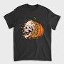 Pumpkin Skull Feast, Tricou Barbati (Unisex)