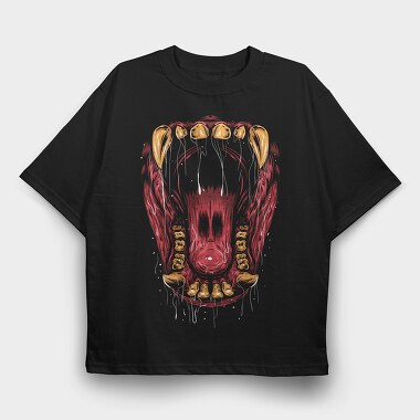 Red Bear Roar, Tricou Oversize Barbati (Unisex)