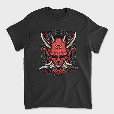 Red Dragon Samurai, Tricou Barbati (Unisex)