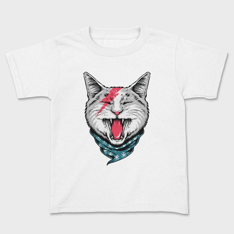 Skull Bandit Cat, Tricou Copii