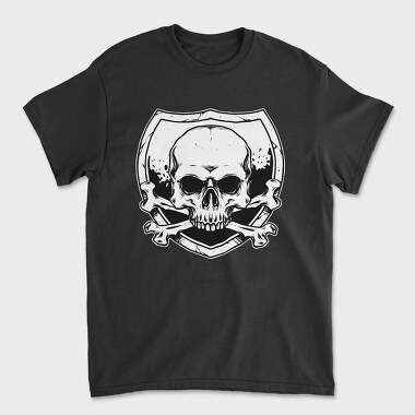 Skull Crossbones Shield, Tricou Barbati (Unisex)