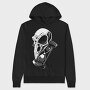 Skull Hourglass Mystery, Hanorac Oversize Barbati (Unisex)