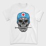 Skull Nurse Syringe, Tricou Barbati (Unisex)