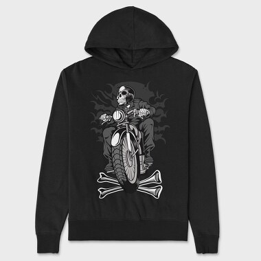 Skull Rider 2, Hanorac Oversize Barbati (Unisex)