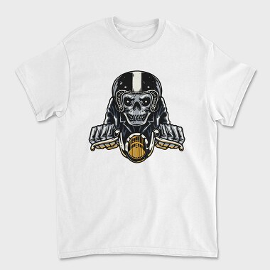 Skull Rider, Tricou Barbati (Unisex)