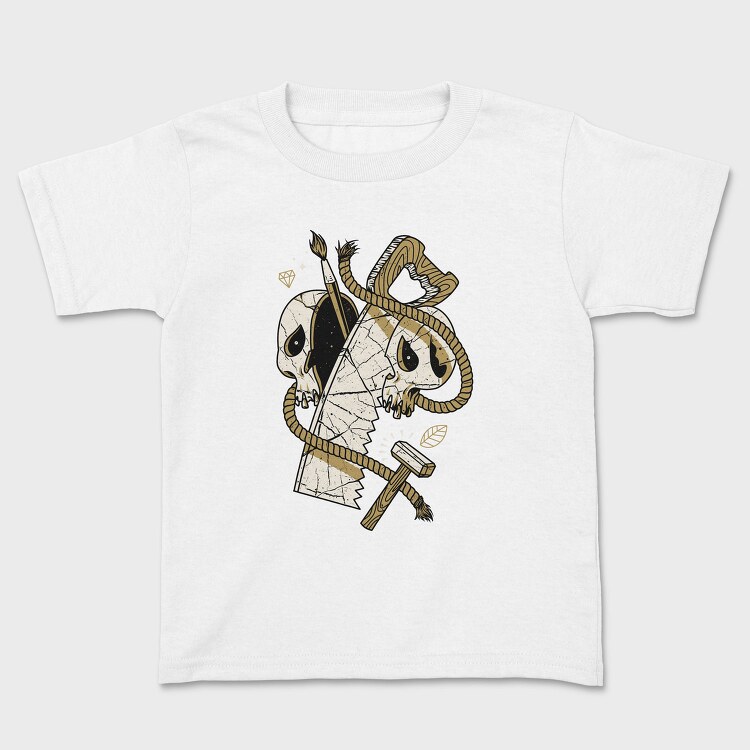 Skull Rope Brush, Tricou Copii