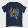 Space Otter Explorer, Tricou Barbati (Unisex)