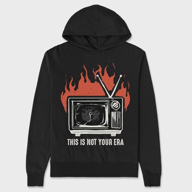 Burning Tv Era, Hanorac Oversize Barbati (Unisex)