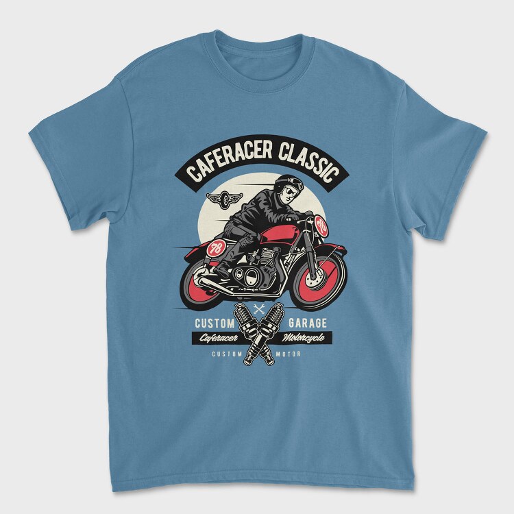 Caferacer Classic Garage, Tricou Barbati (Unisex)