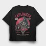 Caferacer Garage, Tricou Oversize Barbati (Unisex)