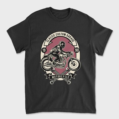 Classic Custom Garage, Tricou Barbati (Unisex)