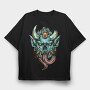 Demon Grin, Tricou Oversize Barbati (Unisex)