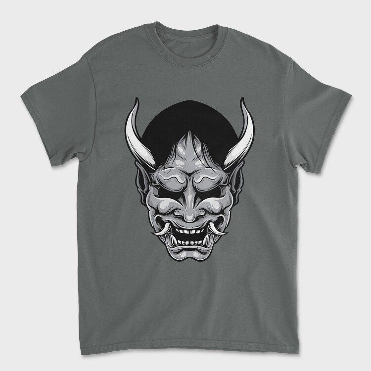 Demon Horns Grin, Tricou Barbati (Unisex)