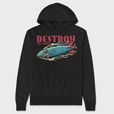 Destroy The World, Hanorac Oversize Barbati (Unisex)