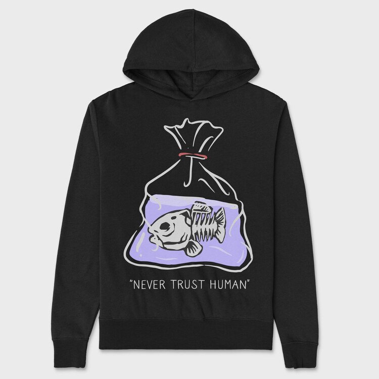 Fish Bag Trust, Hanorac Oversize Barbati (Unisex)