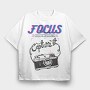 Focus And Capture It, Tricou Oversize Barbati (Unisex)