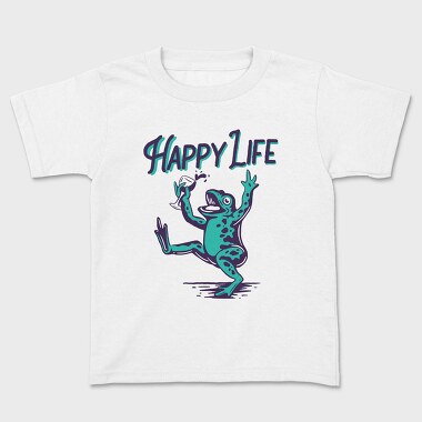 Frogs Happy Life, Tricou Copii