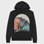 Grim Reaper Surfing, Hanorac Oversize Barbati (Unisex)
