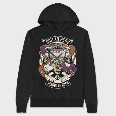 Guitar Hero School Of Rock, Hanorac Oversize Barbati (Unisex)
