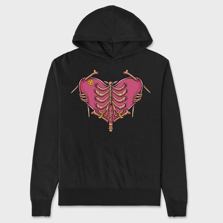 Heartbreak Ribs, Hanorac Oversize Barbati (Unisex)
