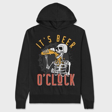 Its Beer Oclock, Hanorac Oversize Barbati (Unisex)
