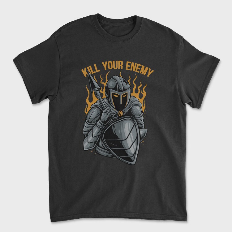 Knight Of Flames, Tricou Barbati (Unisex)