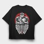 Knight Skull Armor, Tricou Oversize Barbati (Unisex)