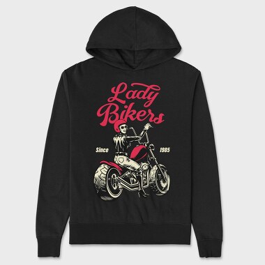 Lady Bikers Since 1985, Hanorac Oversize Barbati (Unisex)