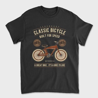 Legendary Classic Bicycle, Tricou Barbati (Unisex)