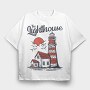 Lighthouse House, Tricou Oversize Barbati (Unisex)
