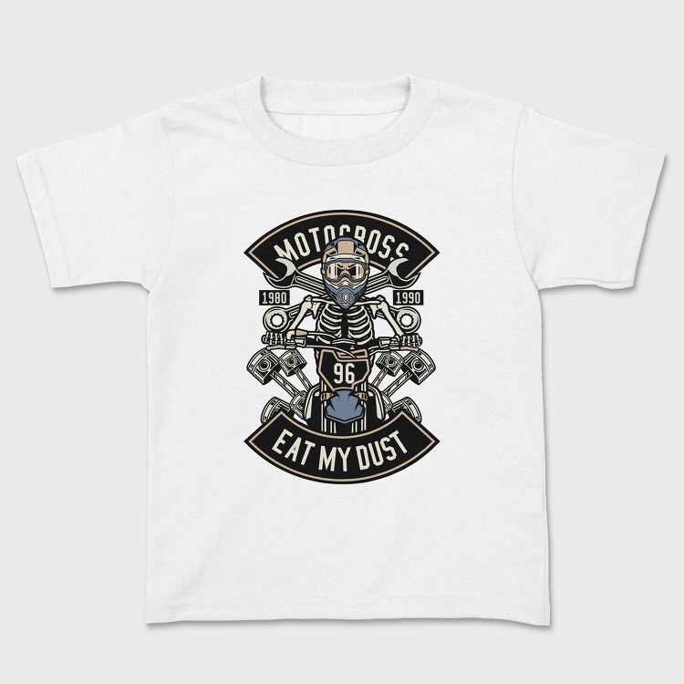 Motocross Skeleton Racer, Tricou Copii