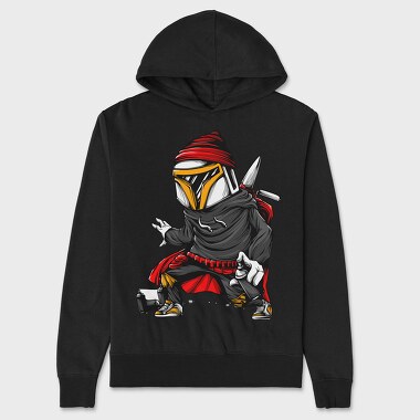 Ninja Street Fighter, Hanorac Oversize Barbati (Unisex)