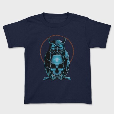 Owl Skull Emblem, Tricou Copii
