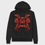 Red Dragon Roar, Hanorac Oversize Barbati (Unisex)