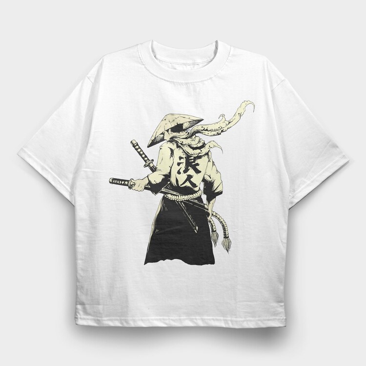Samurai Sword, Tricou Oversize Barbati (Unisex)