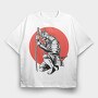 Samurai Warrior, Tricou Oversize Barbati (Unisex)