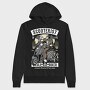 Scooter Biker Skull, Hanorac Oversize Barbati (Unisex)