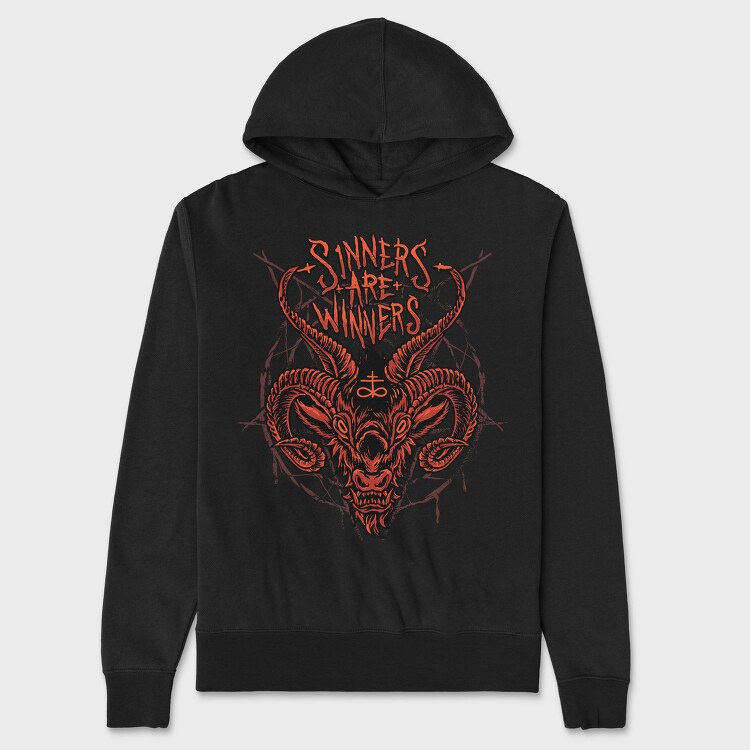 Sinners Are Winners, Hanorac Oversize Barbati (Unisex)