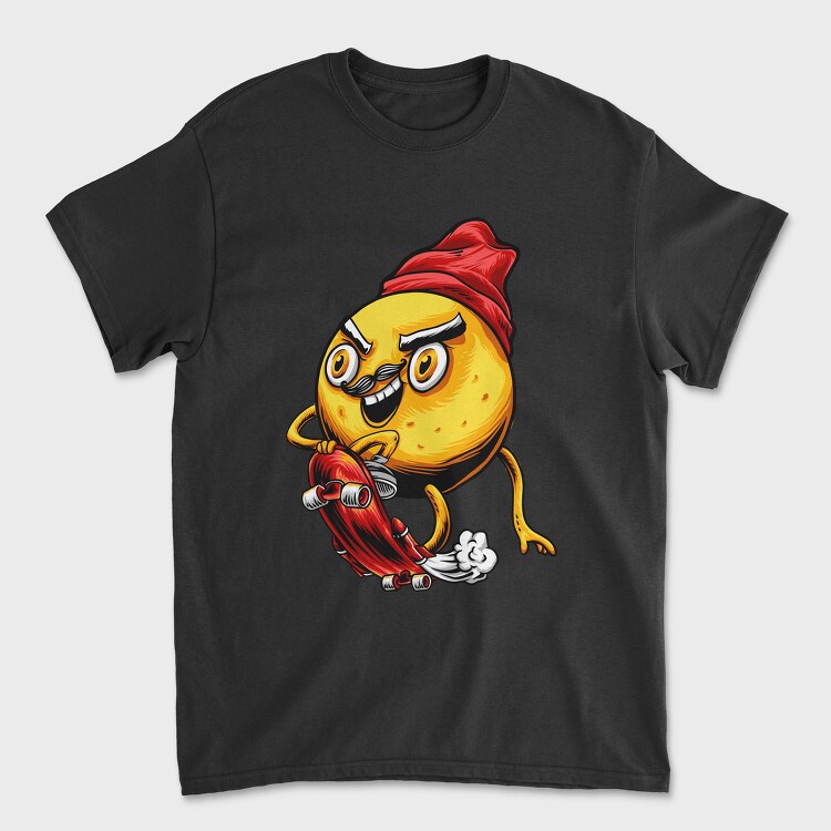 Skateboard Emoji, Tricou Barbati (Unisex)