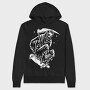 Skateboard Grim Reaper 1, Hanorac Oversize Barbati (Unisex)