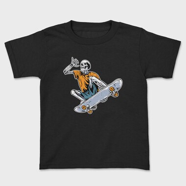 Skateboard Skeleton, Tricou Copii