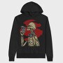 Skeleton Gamer, Hanorac Oversize Barbati (Unisex)