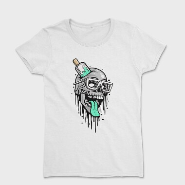 Skull Glasses Pickle, Tricou Femei
