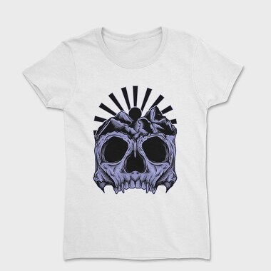 Skull Mountain Sunburst, Tricou Femei