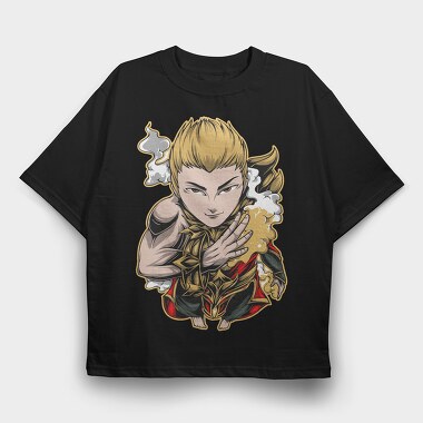 Smoke Dragon, Tricou Oversize Barbati (Unisex)